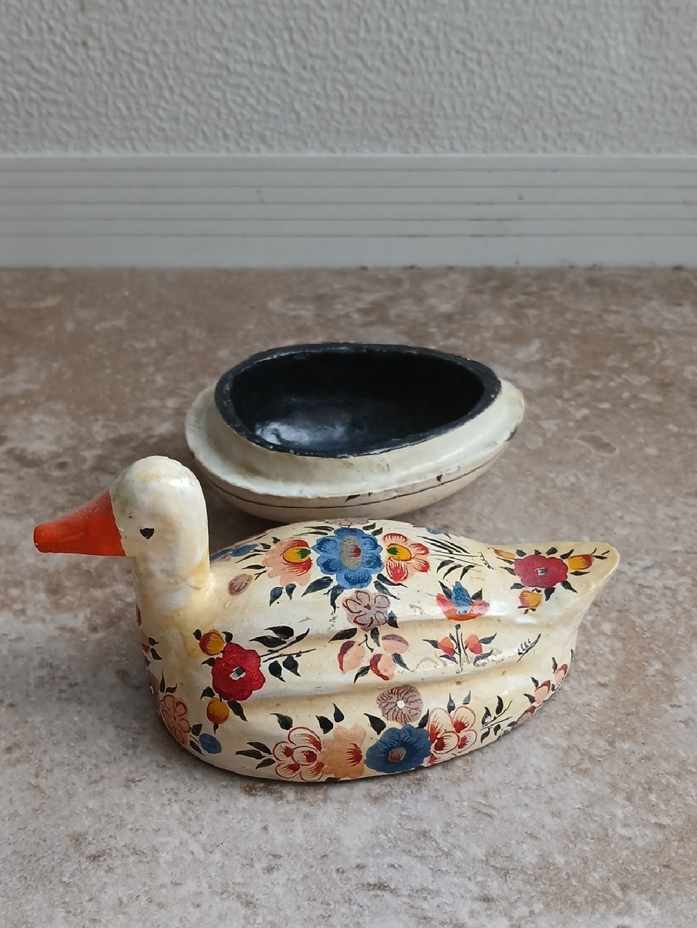 Vintage Hand-Painted Trinket Box